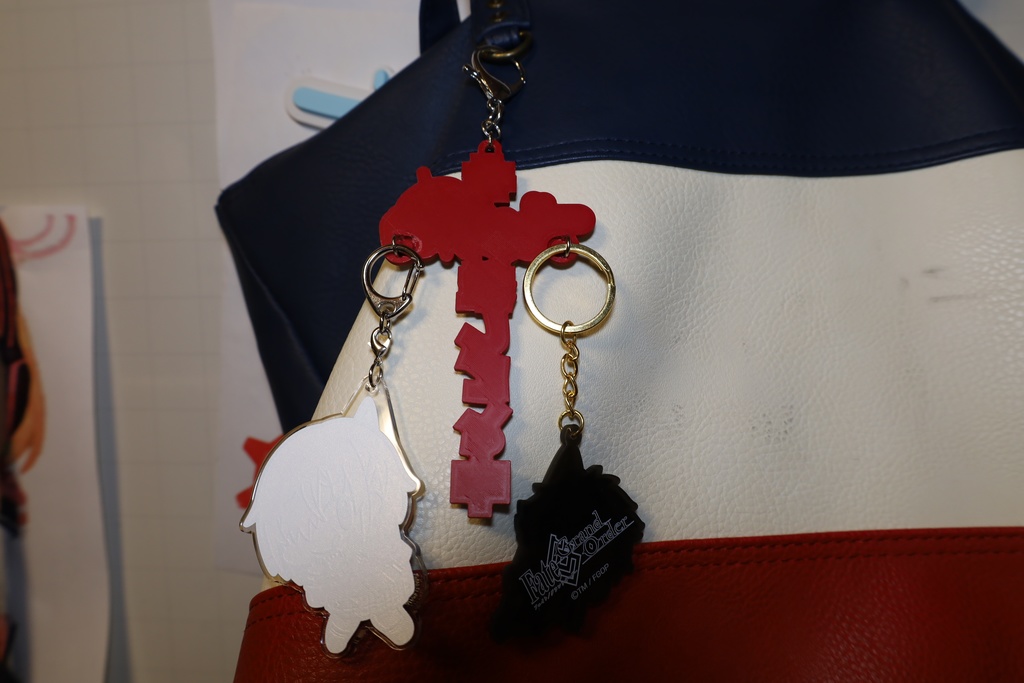 #ブルアカ推しごと中キーホルダー