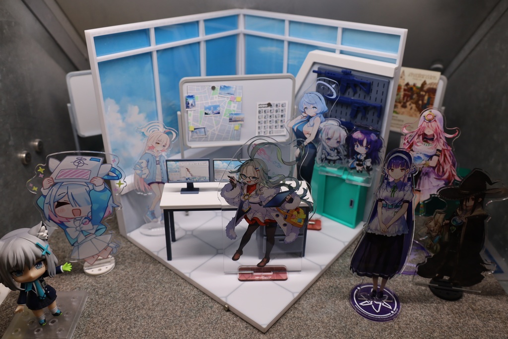 アクスタ背景セット:ブルーアーカイブ【オフィス_シャーレ】