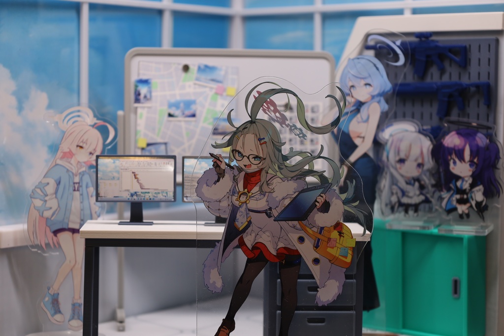 アクスタ背景セット：ブルーアーカイブ【オフィス_シャーレ】