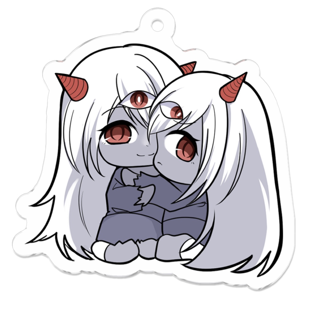 くっつき双子アクキー