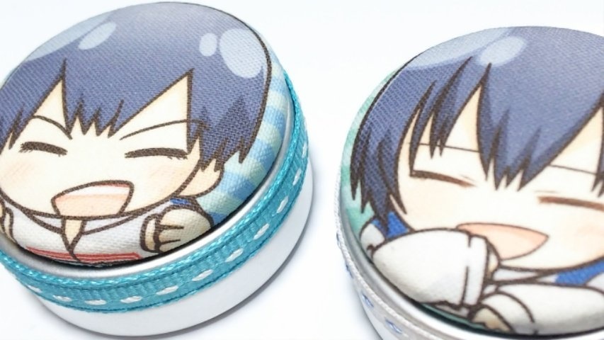 弱ぺだ☆くるみボタンの丸缶ケース