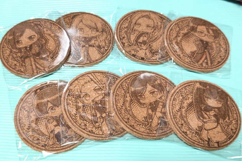 ラス為☆団服柄コルクコースター8キャラ10柄(受注生産)(5/10New)