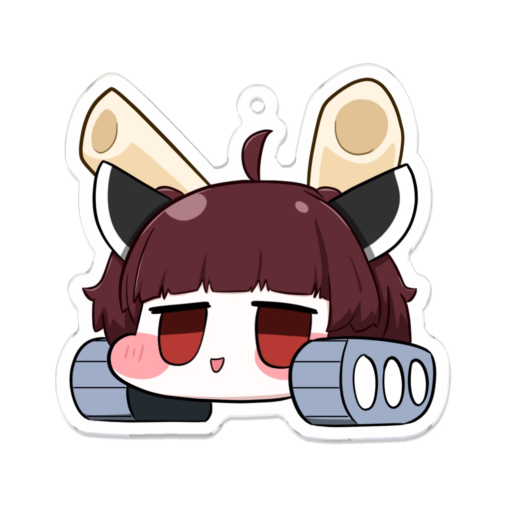 東北戦車きりタンクアクリルキーホルダー1