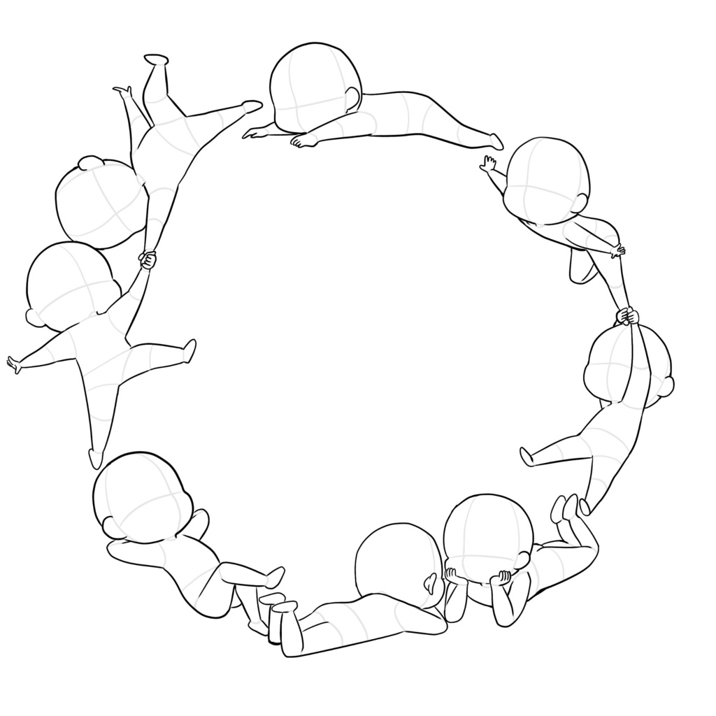 【商用利用可能】ちまっとトレス素材