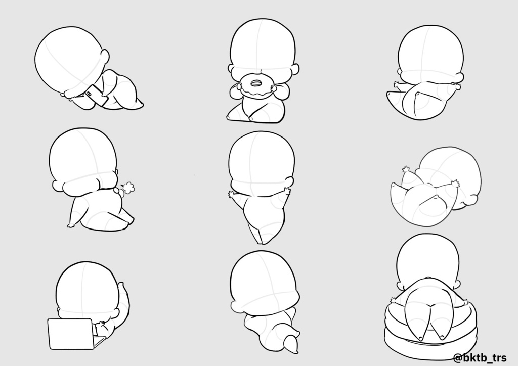 【商用利用可能】ちっちゃいトレス素材