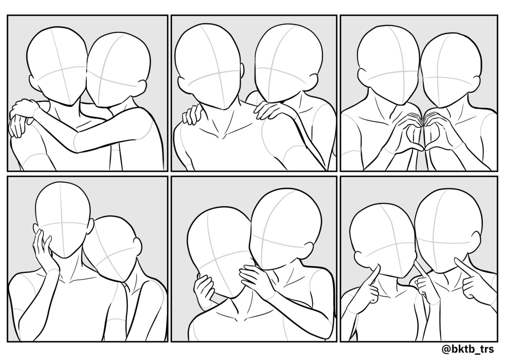 【商用利用可能】等身のトレス素材10種