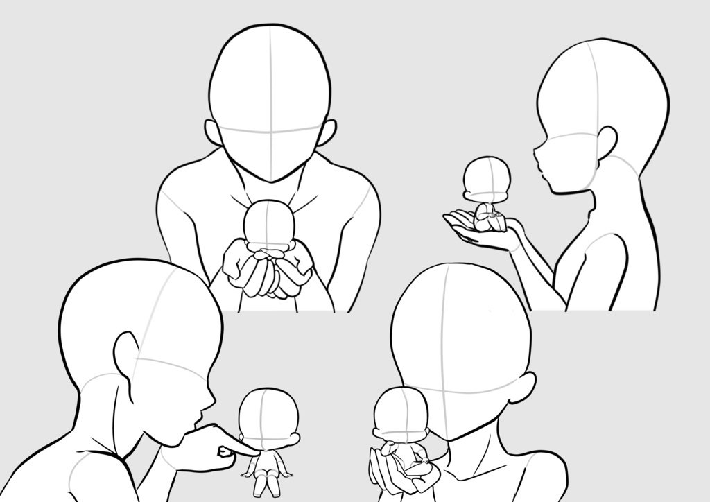 【商用利用可能】等身のトレス素材10種