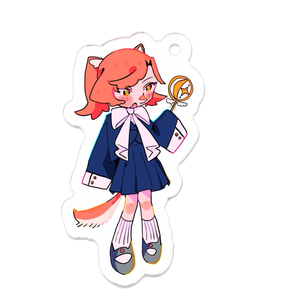 「狐の魔女見習い」アクリルキーホルダー