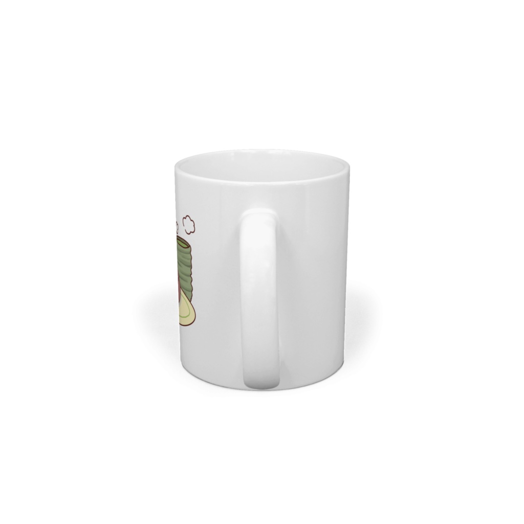 あんころもちふたつマグカップ①片面