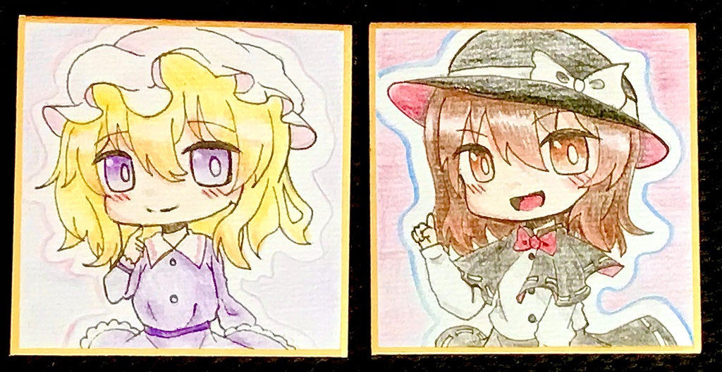 豆色紙　メリー＆蓮子