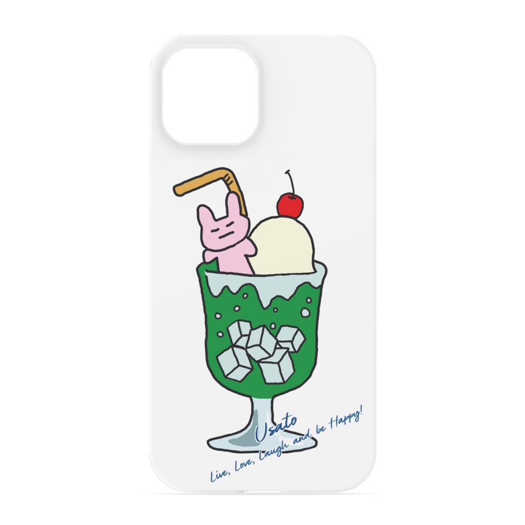 うさと(クリームソーダ)スマホケース