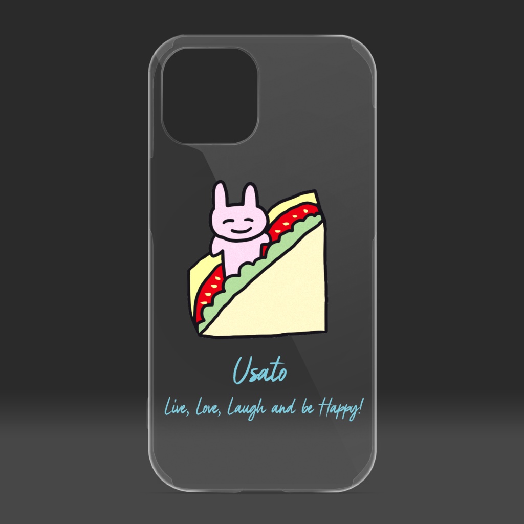 うさと(サンドウィッチ)クリアケース