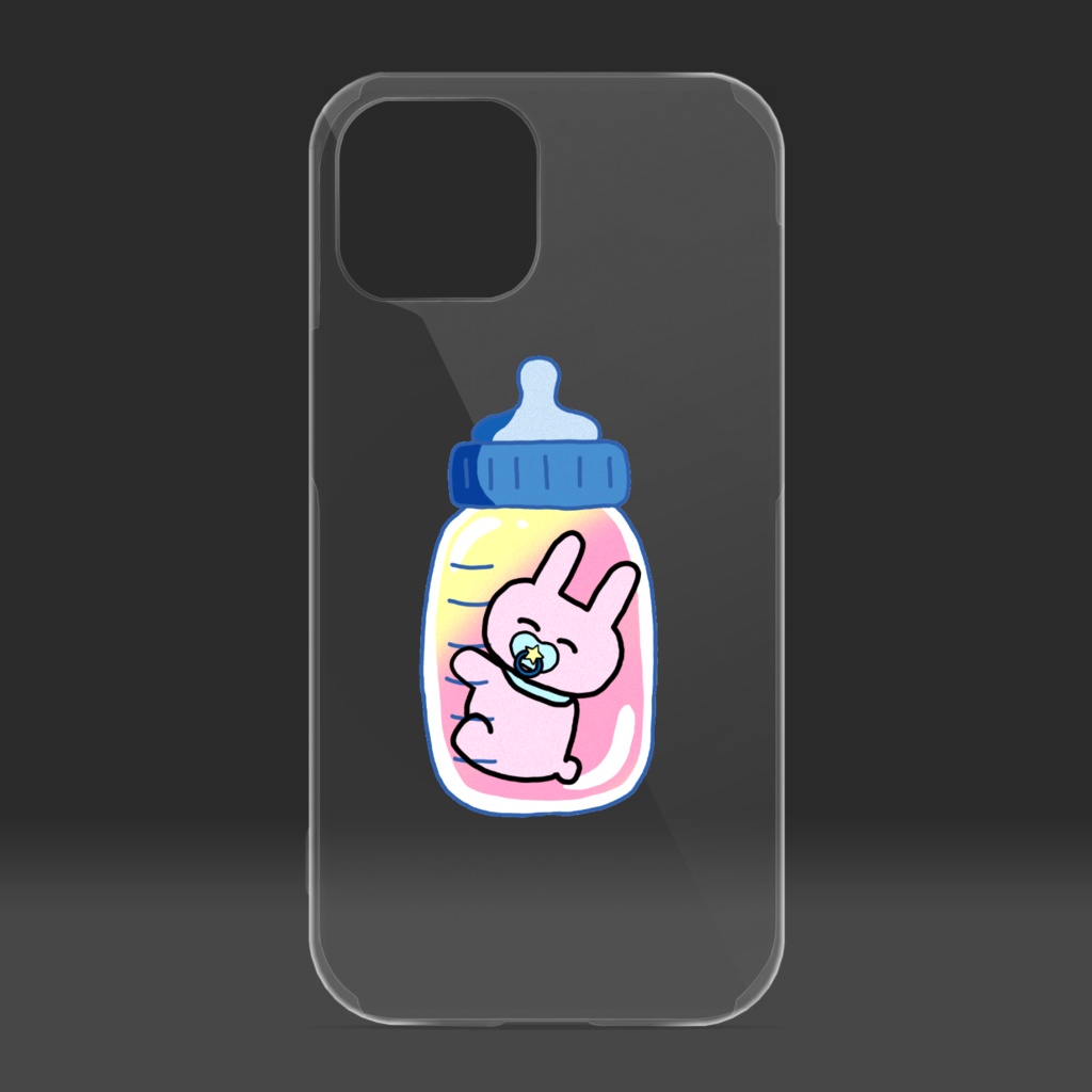 ばぶばぶうさとクリアケース