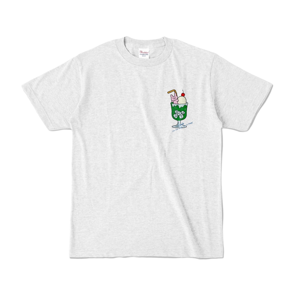 うさと（クリームソーダ）Tシャツ