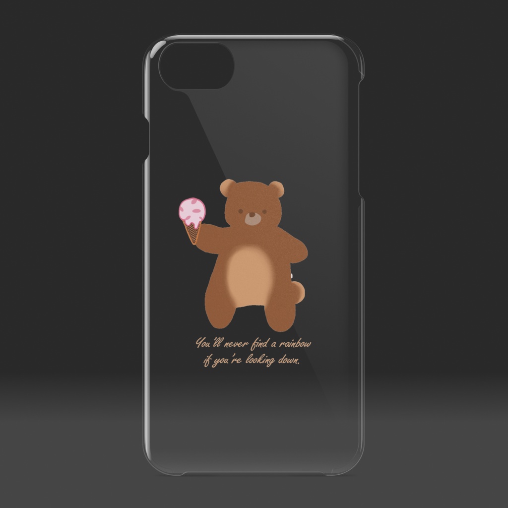 ベーグルさん(アイス)クリアケース