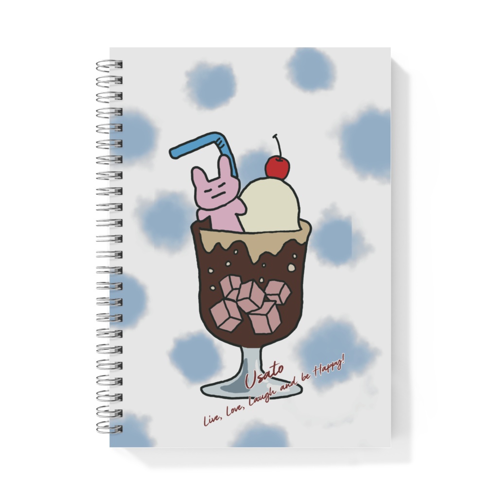うさと（コーヒーフロート）リングノート