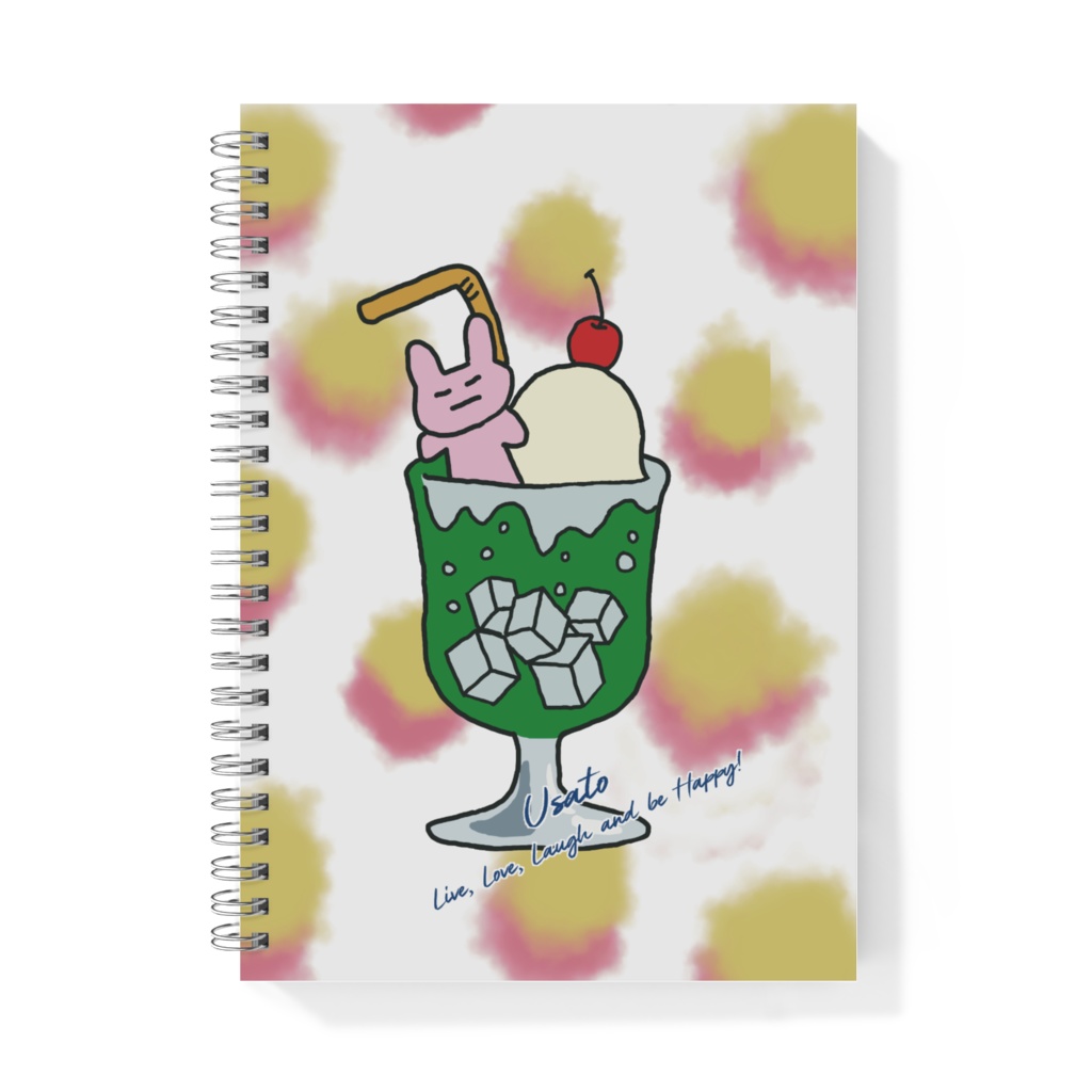うさと（クリームソーダ）リングノート