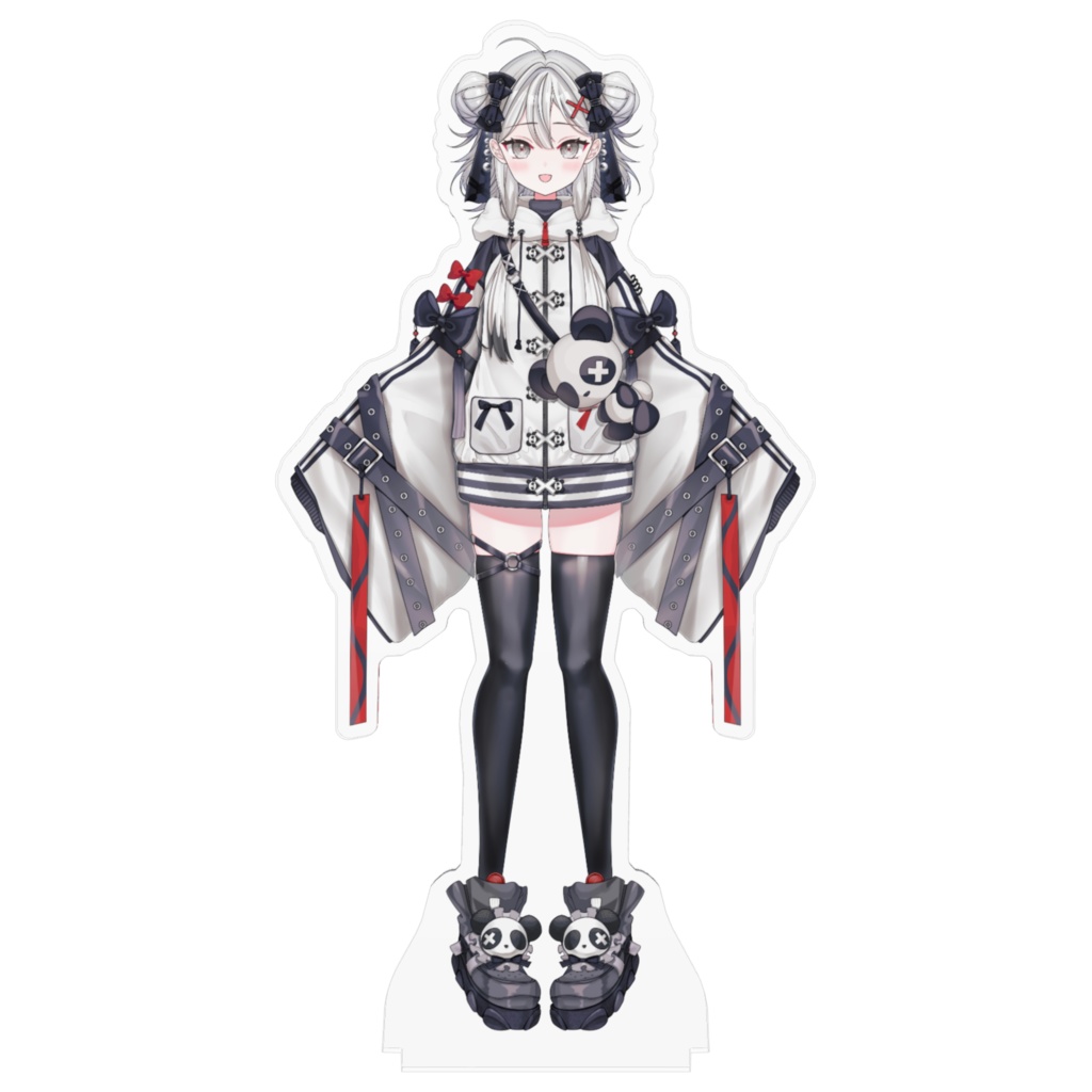 パンダバックもったユエ