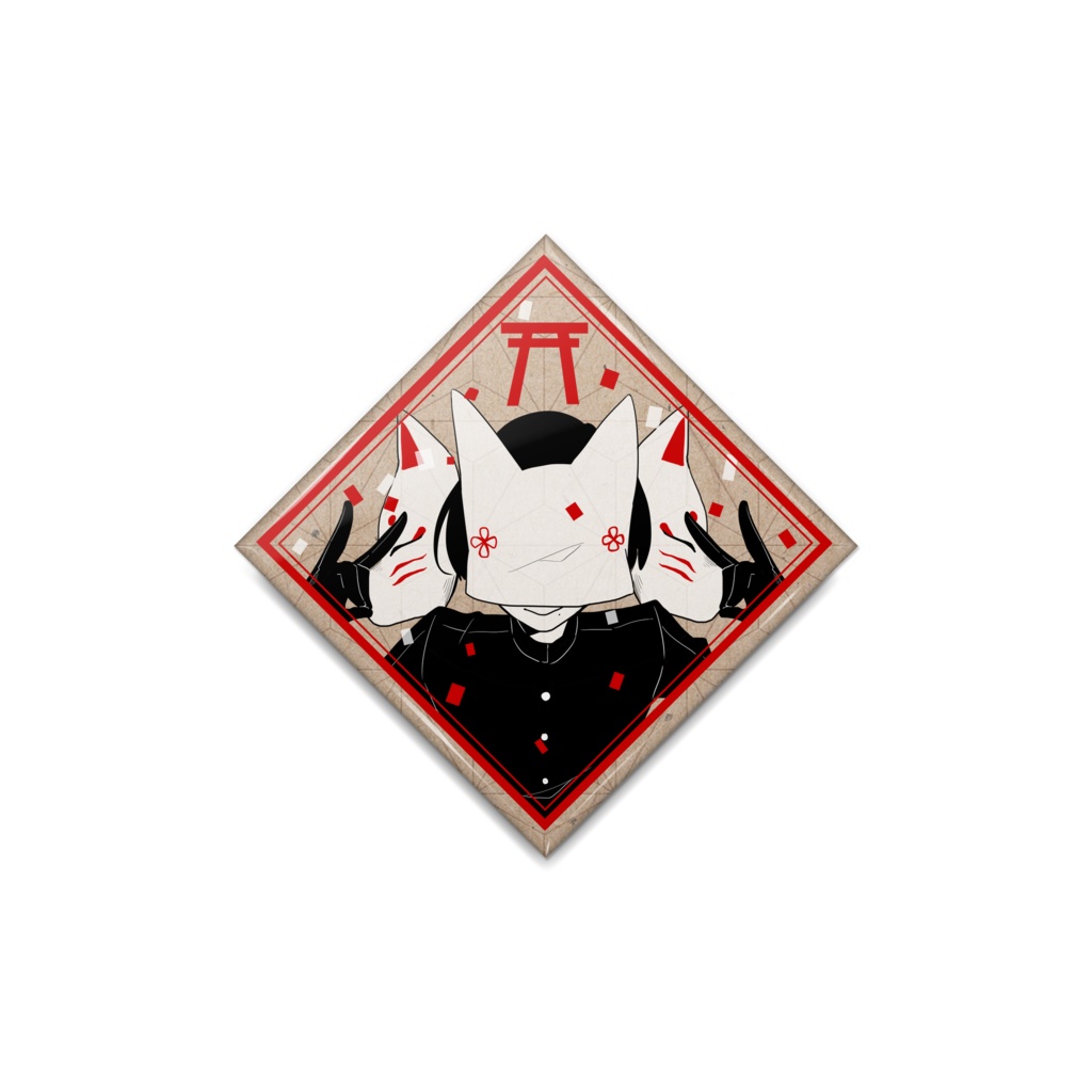 缶バッジ　朧月うつつ