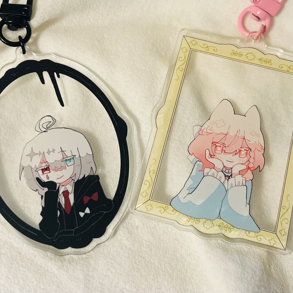 咲月くろね・ナタリシア・シックス 額縁アクリルキーホルダー
