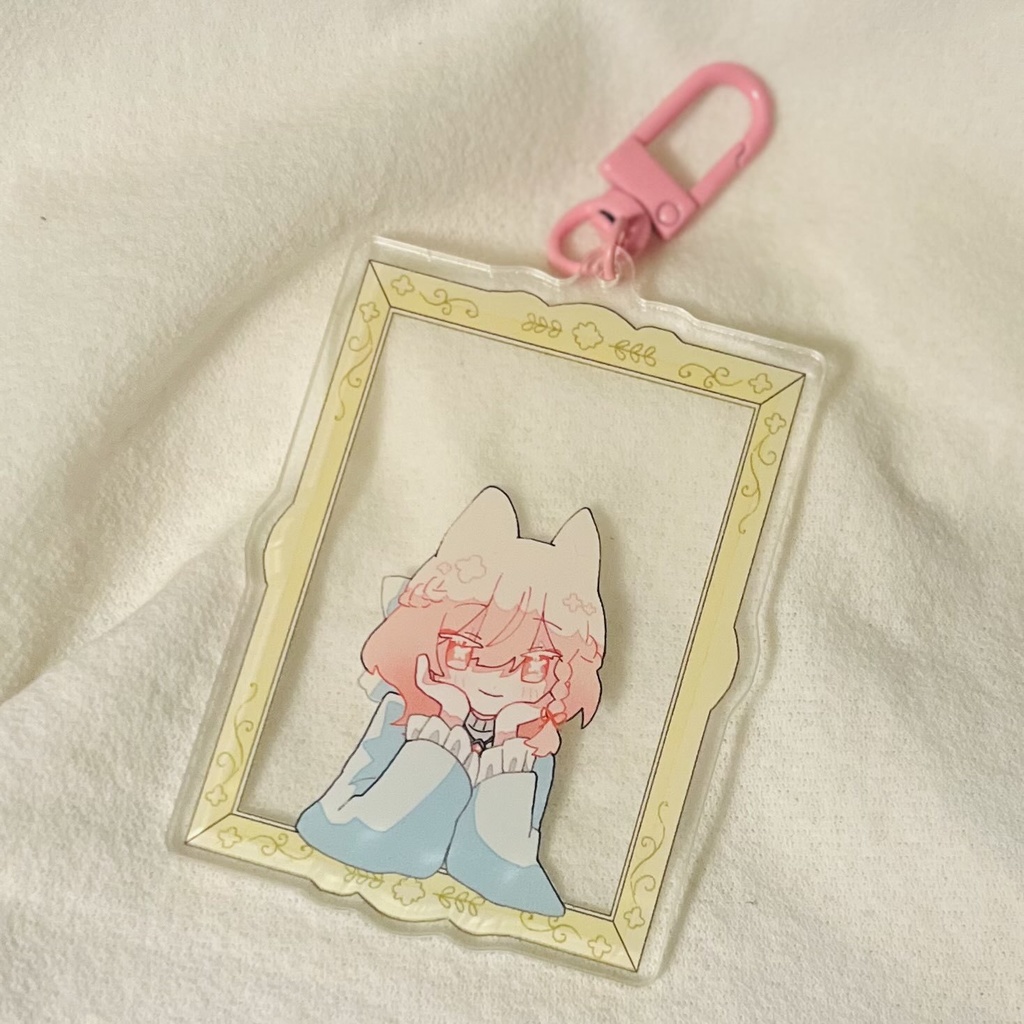 咲月くろね・ナタリシア・シックス 額縁アクリルキーホルダー