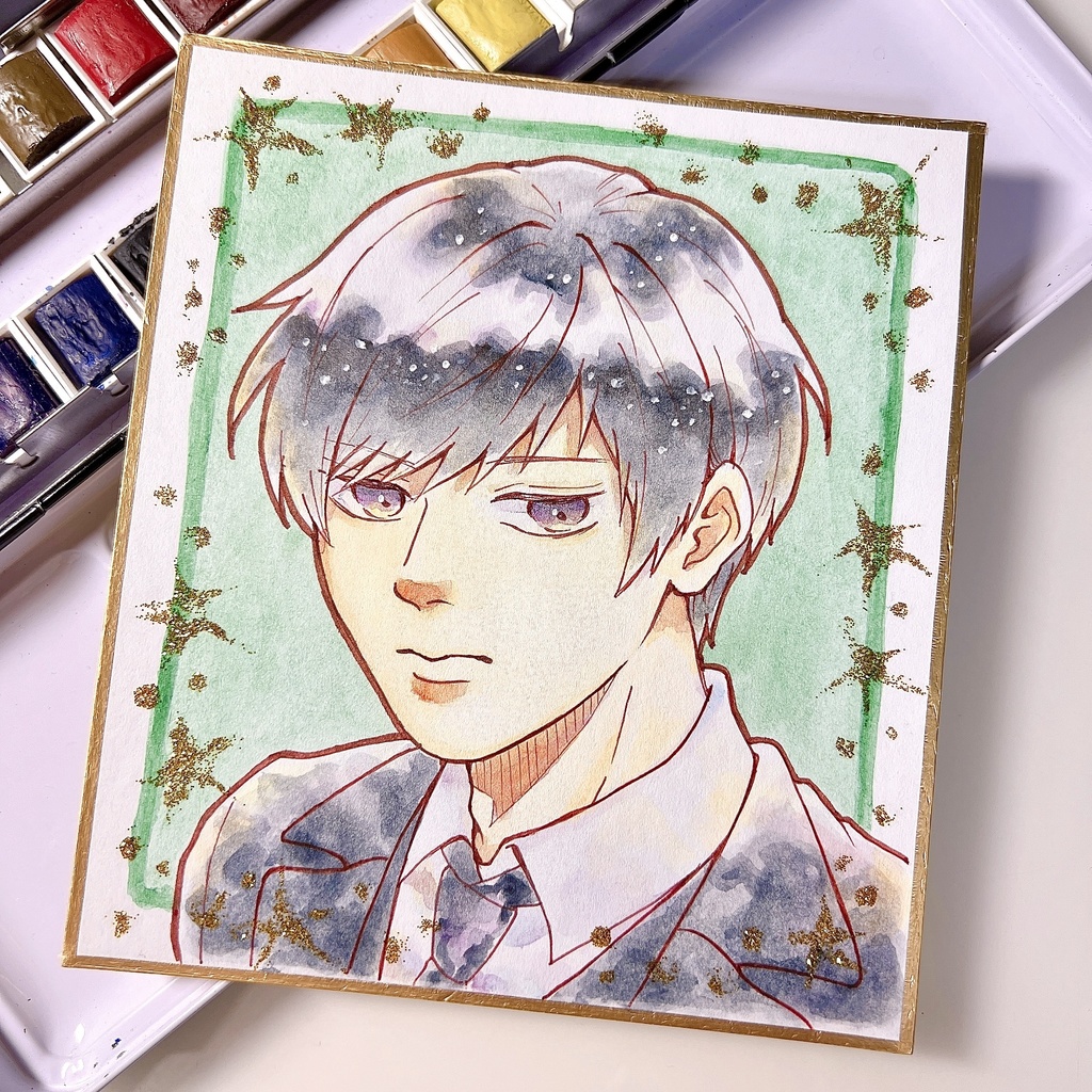 【色紙ワートリ】三輪秀次、米屋陽介、二宮匡貴、犬飼澄晴、辻新之助