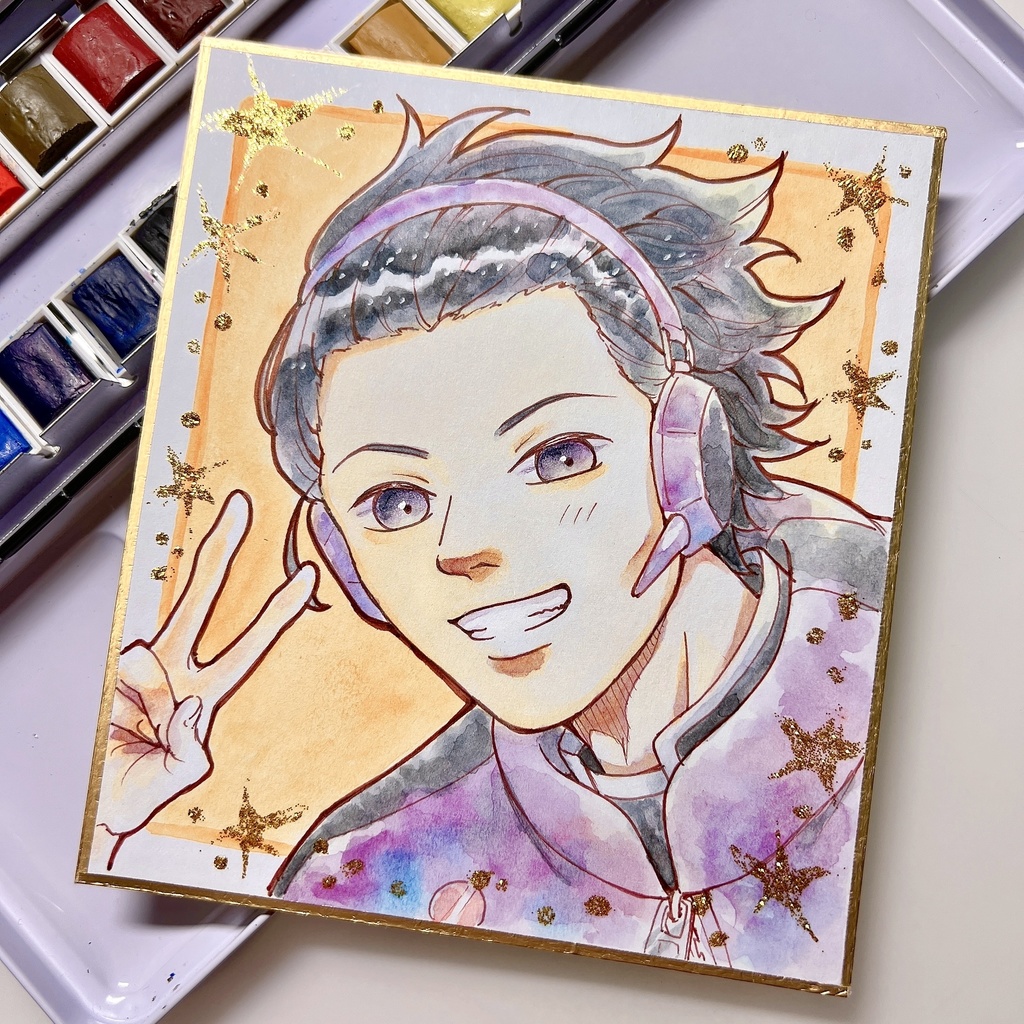 【色紙ワートリ】三輪秀次、米屋陽介、二宮匡貴、犬飼澄晴、辻新之助