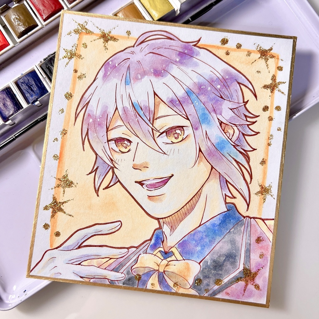 【色紙プロセカ】白石杏、神代類、青柳冬弥