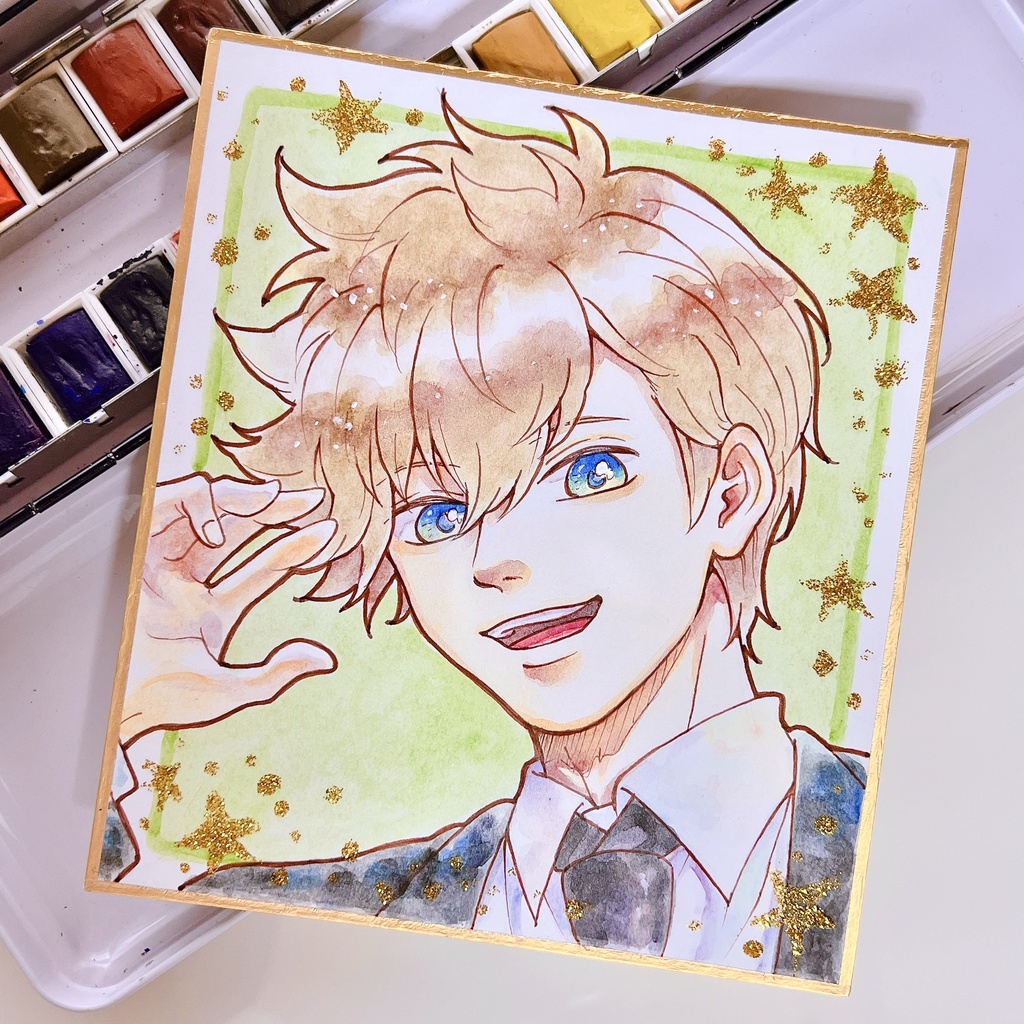 【色紙ワートリ】空閑遊真、小南桐絵、二宮匡貴、犬飼澄晴、辻新之助