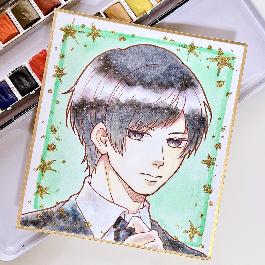 【色紙ワートリ】空閑遊真、小南桐絵、二宮匡貴、犬飼澄晴、辻新之助