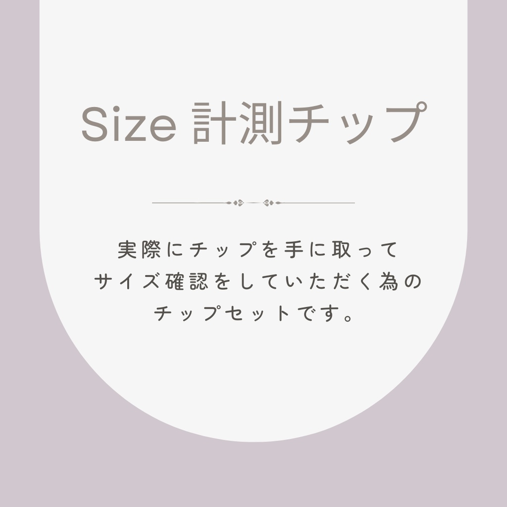 サイズ計測チップ