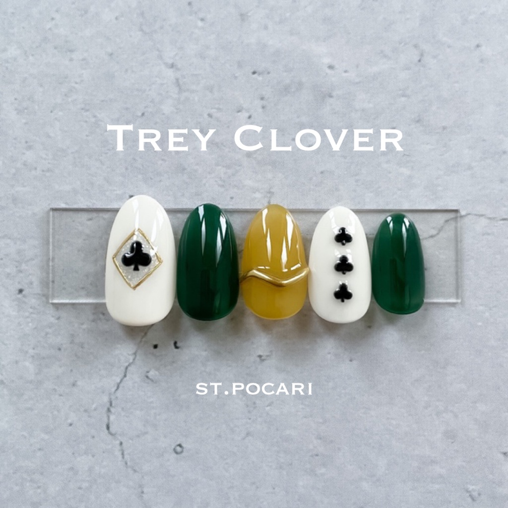 トレイ・クローバー　イメージネイルチップ【公式ネイルブック掲載デザイン】