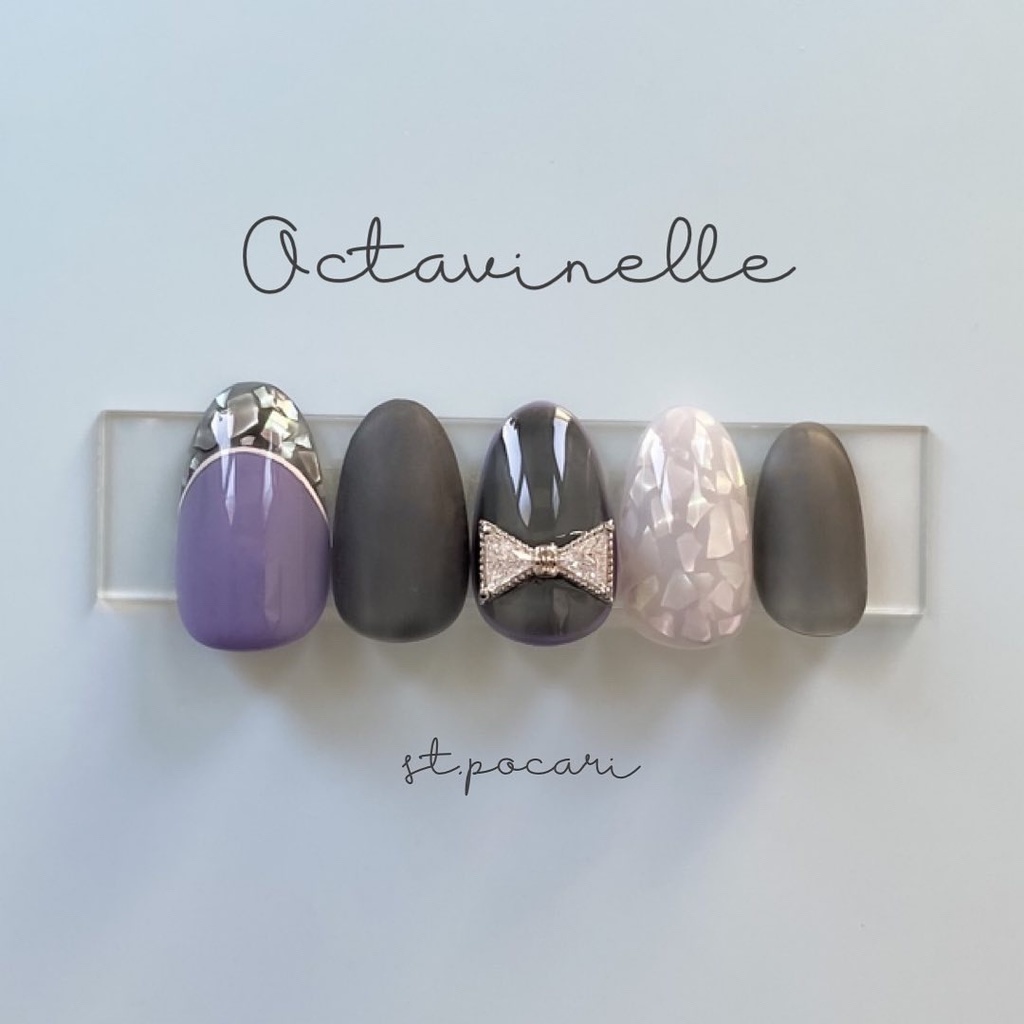 オクタヴィネル寮 イメージネイルチップ【公式ネイルブック掲載デザイン】
