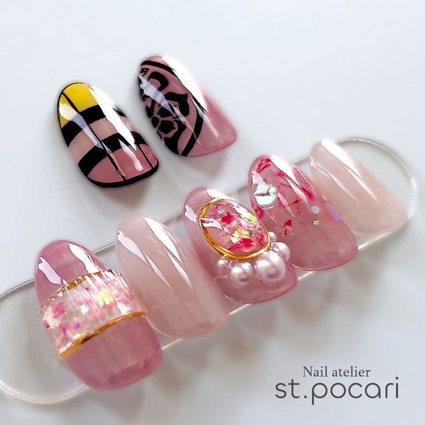 【Fシリーズ】宗三左文字イメージネイルチップ【着せ替え】