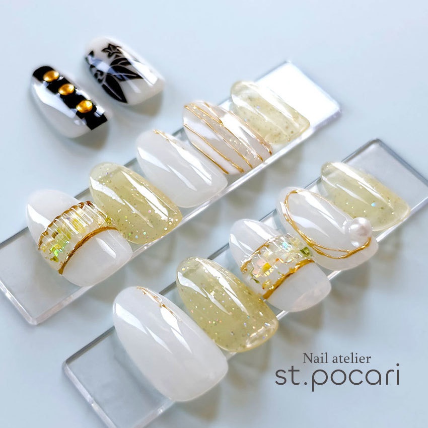 【Fシリーズ】髭切イメージネイルチップ【着せ替え】