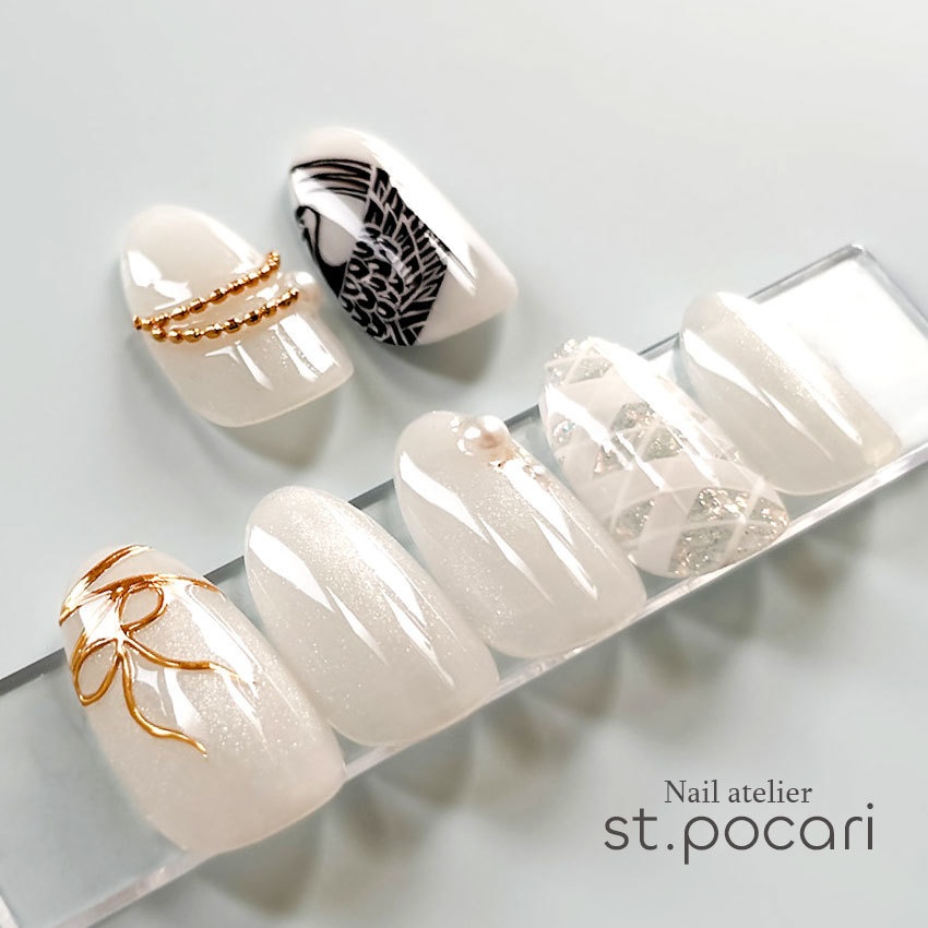 【Kシリーズ】鶴丸国永イメージネイルチップ【着せ替え】