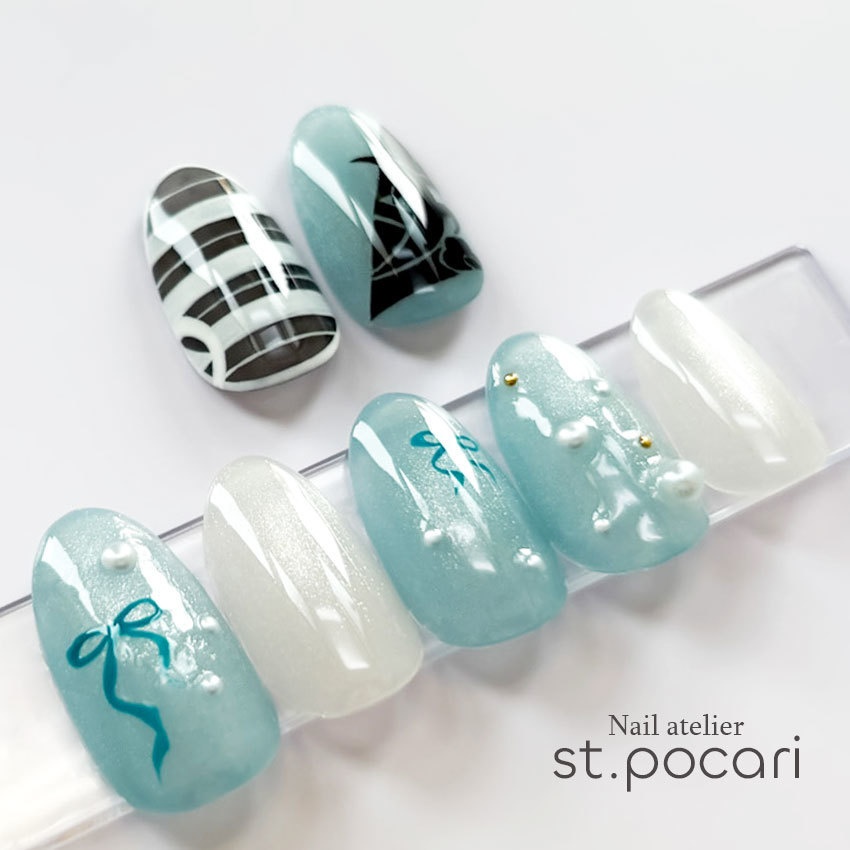 【Kシリーズ】江雪左文字イメージネイルチップ【着せ替えセット】