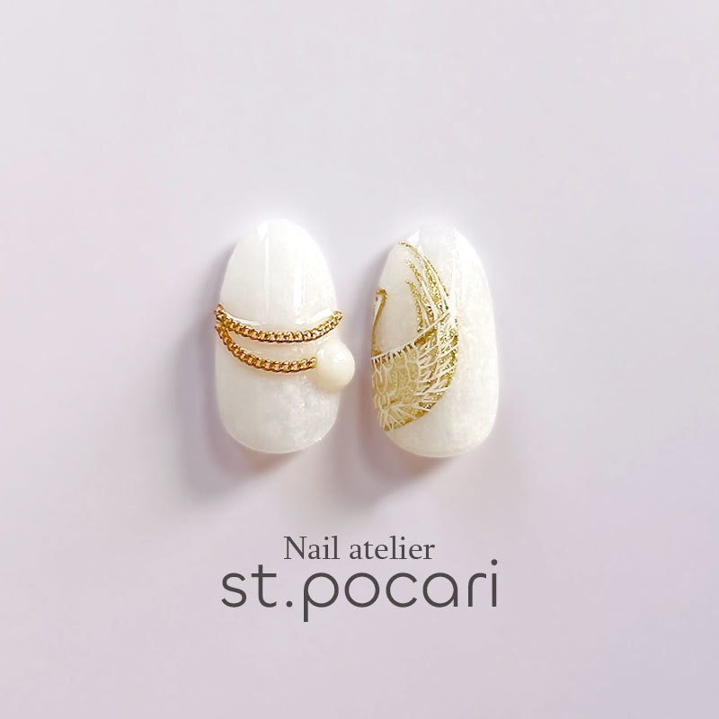 【Fabシリーズ】鶴丸国永イメージネイルチップ【着せ替え】