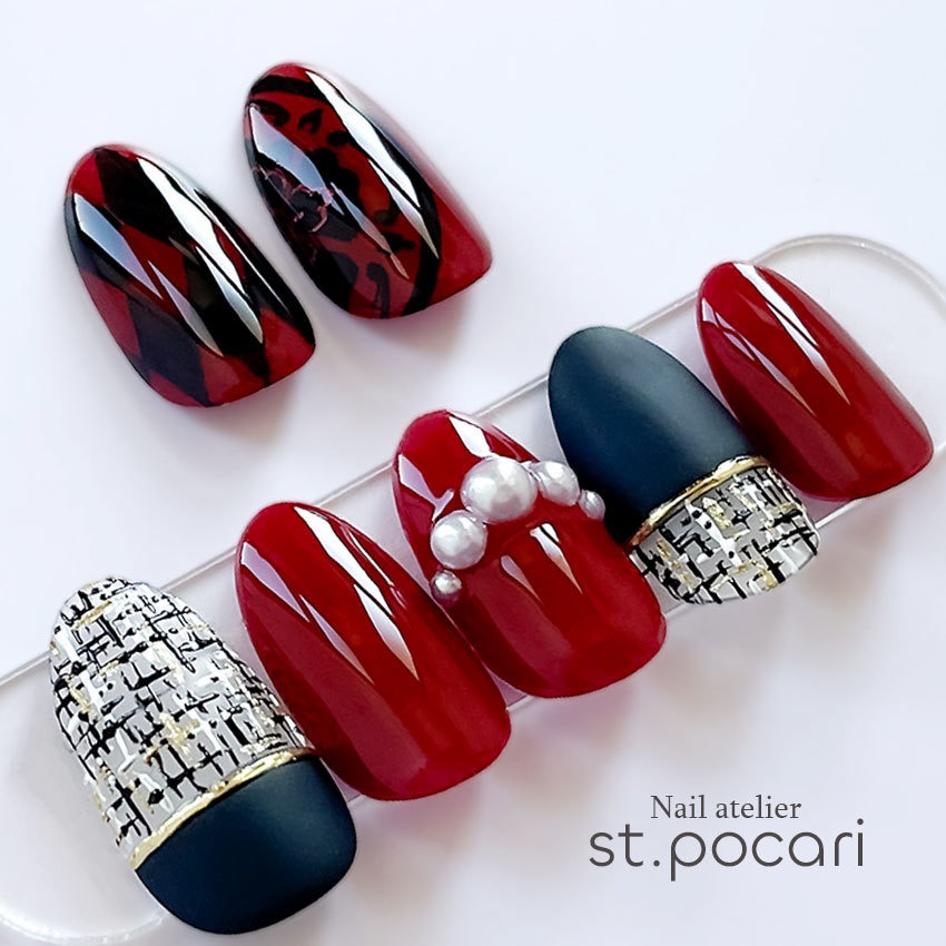 【Fabシリーズ】加州清光イメージネイルチップ【着せ替え】