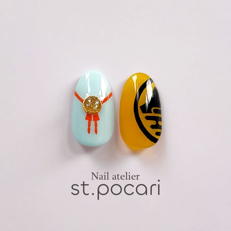 【Fabシリーズ】山姥切国広イメージネイルチップ【着せ替え】