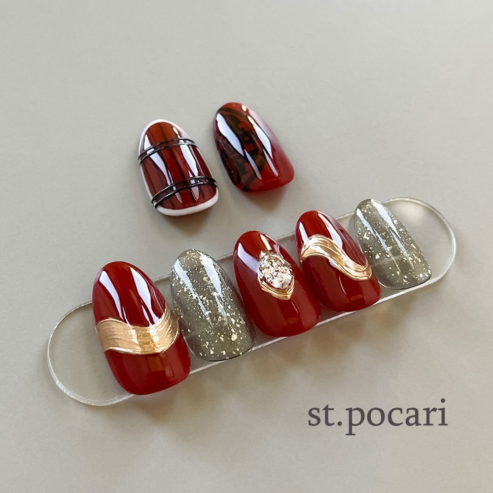 【Jシリーズ】大包平イメージネイルチップ【着せ替え】