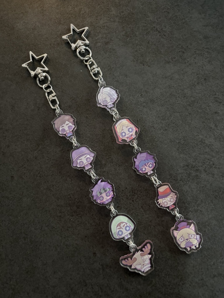 5連アクリルキーホルダー