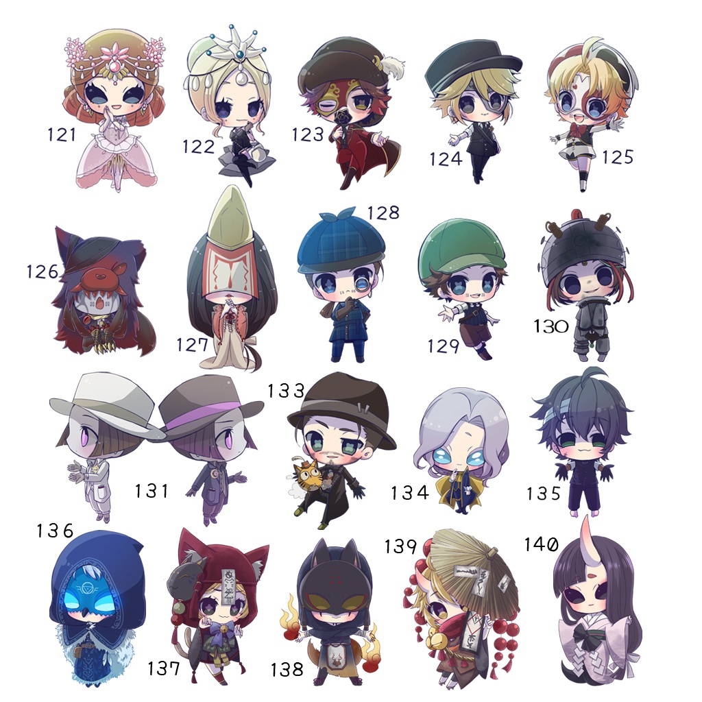 アクキー（121～140）