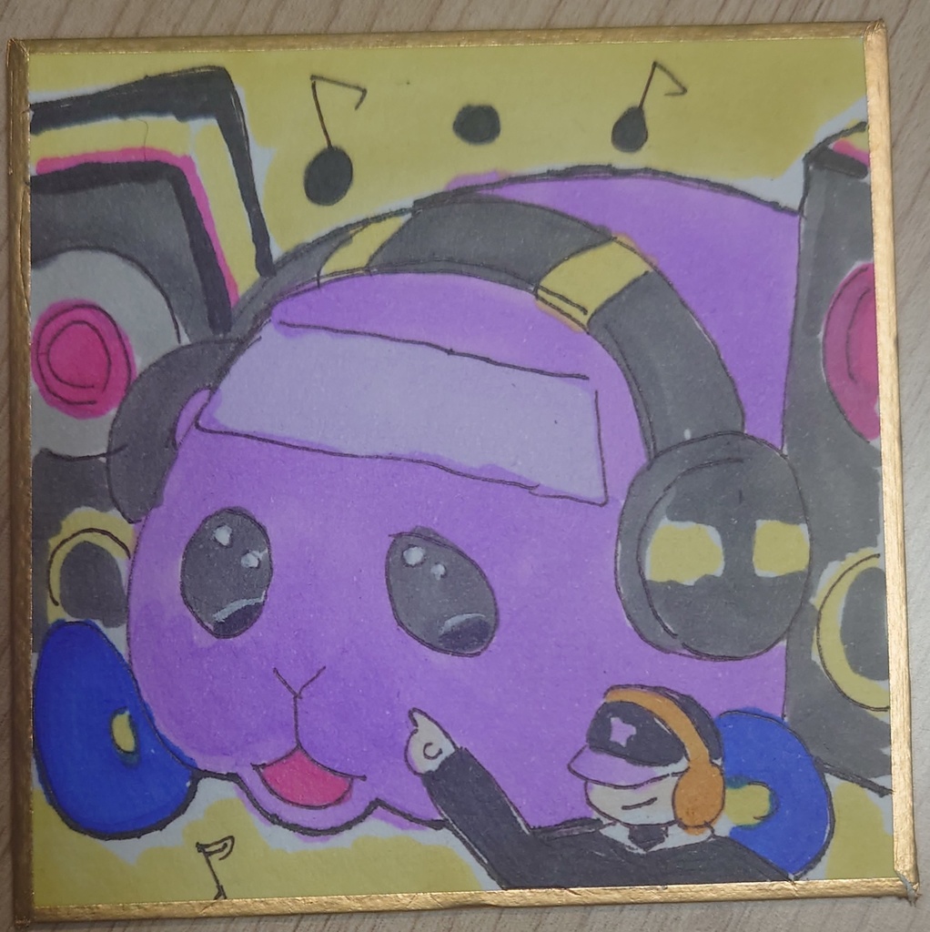 ミニミニ色紙 モルカー