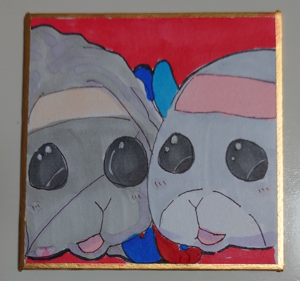 ミニミニ色紙 モルカー