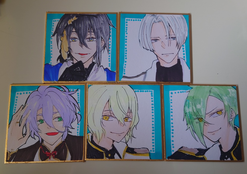 ミニまめ色紙 とうらぶ