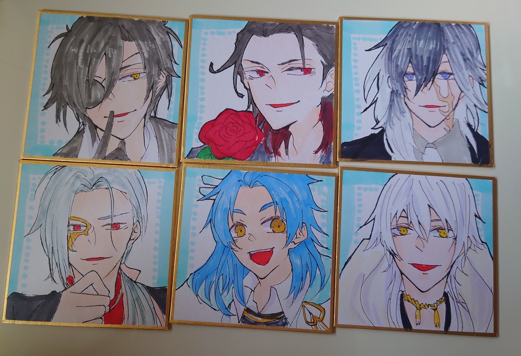 ミニまめ色紙　とうらぶ③