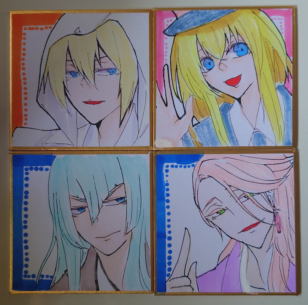 ミニまめ色紙　とうらぶ④