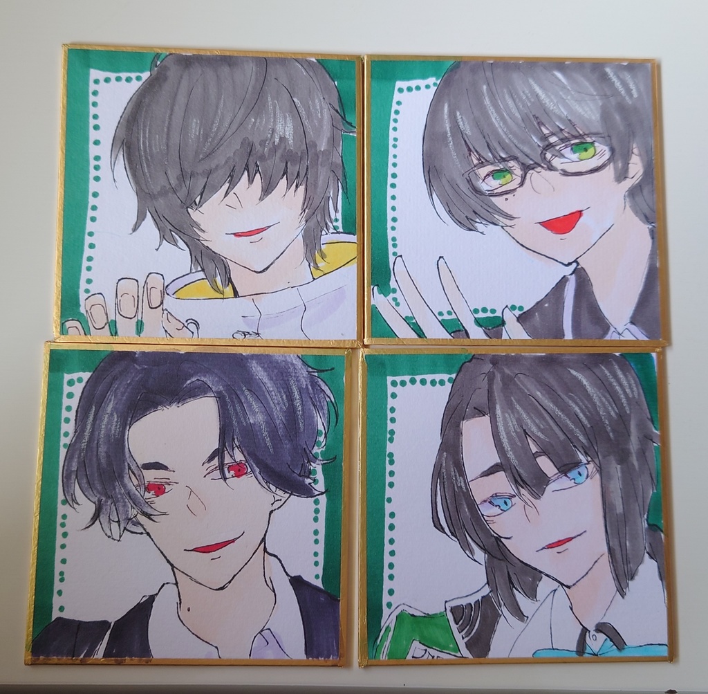 ミニまめ色紙　とうらぶ⑤