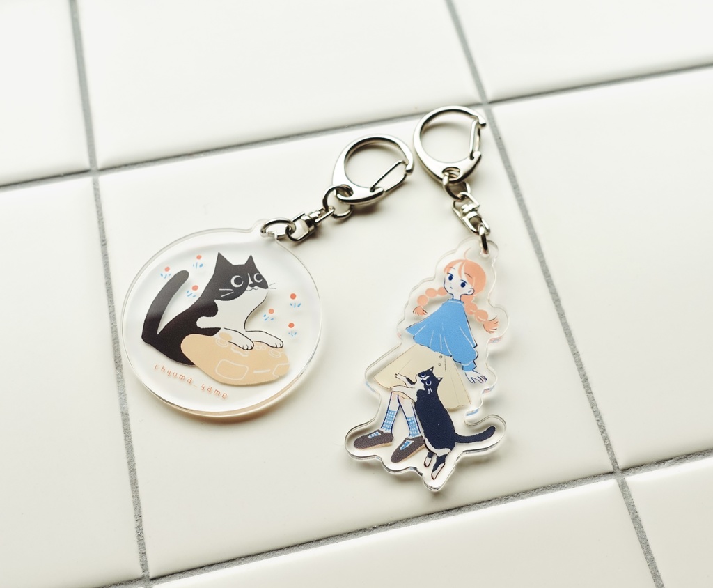 『いつもいっしょ』アクリルキーホルダー